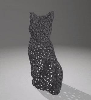 Low Poly Dog Voronoi