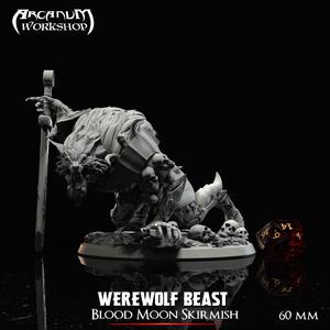 Werewolf Beast Warlord (60mm)