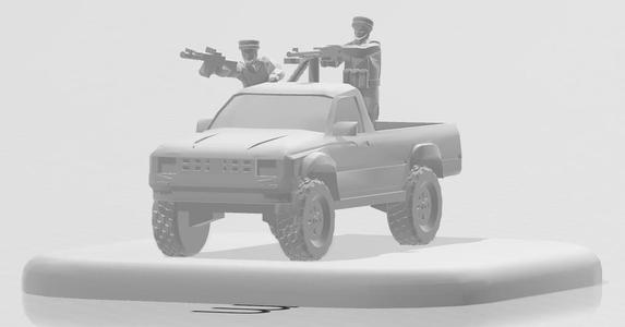 1/285 (6mm) Afghan irregular forces - mujahideen, Northern Alliance, Taliban etc
