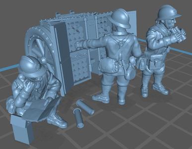 WW2 28mm french 75mm upgrade pack