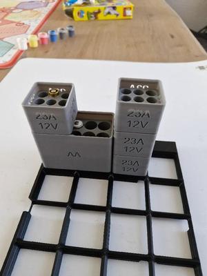 Gridfinity stackable batterystorage (AA)   