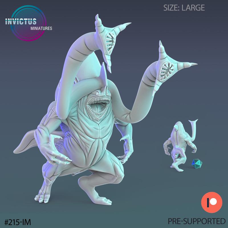 Mutant Sea Beast / Space Predator / Cosmic Creature / Alien War Technology / Cyberpunk Machine / Invasion Army / Battle Robot / Trooper Attack / Sci-Fi Encounter