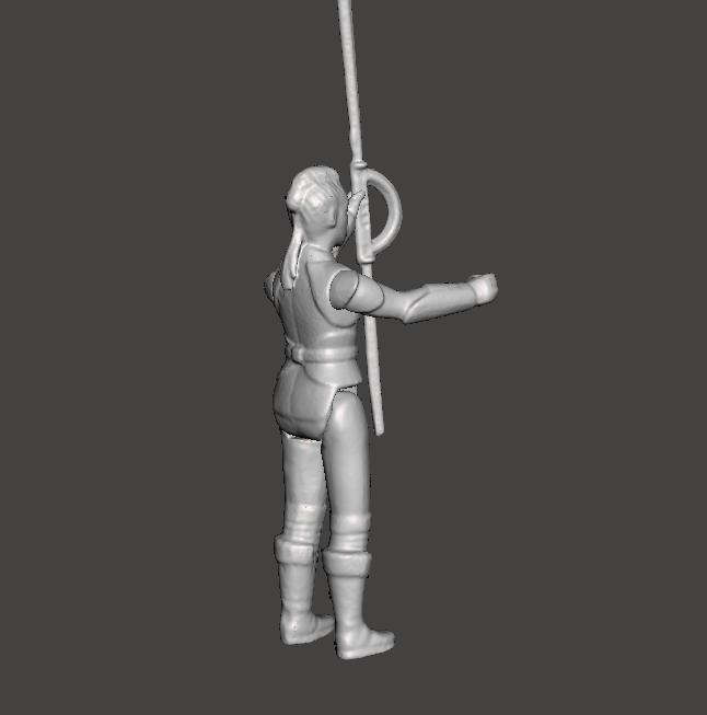 STAR WARS ACTION FIGURE OBI-WAN KENOBI Reva Reva Third Sister STYLE 3.75 POSSIBLE ARTICULATED .STL .OBJ