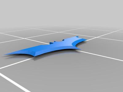 Batarang in freecad 