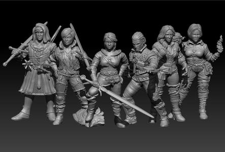 Monster hunters team 32 mm