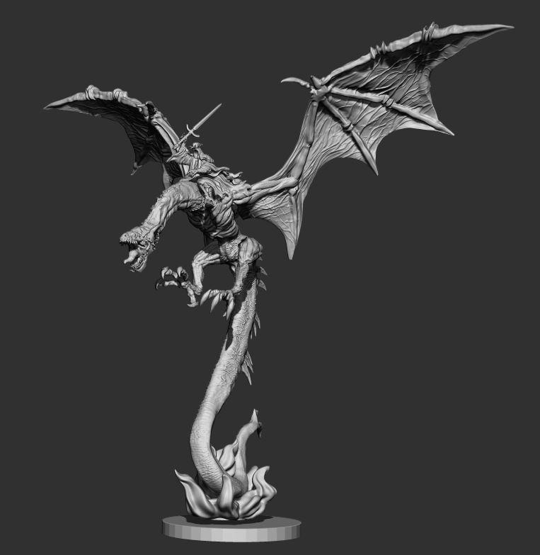 King Ghost on Flying Serpent