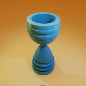 Desert Clock candle holder