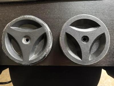 150mm / 6" (approximately) Trash Can Wheel (with cap)   