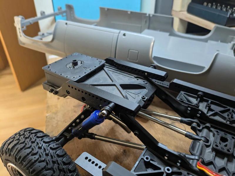 Vanquish VS4-10 rear flat Shock-Towers for Scaler withs flatbeds like RC4WD K10 or Mojave II   