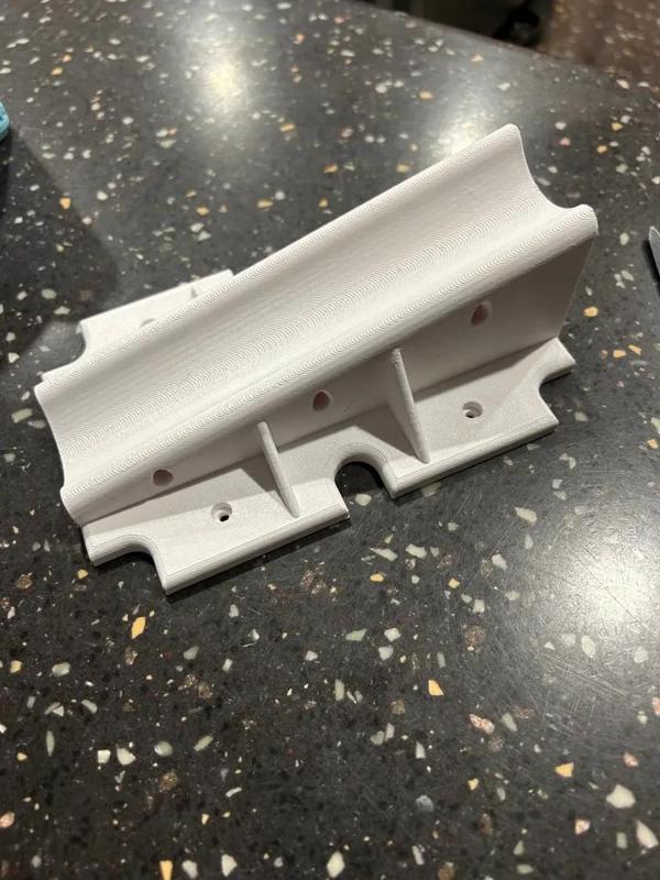 Angled Rak Wireless Solar Enclosure Pole Mount - Larger Holes   