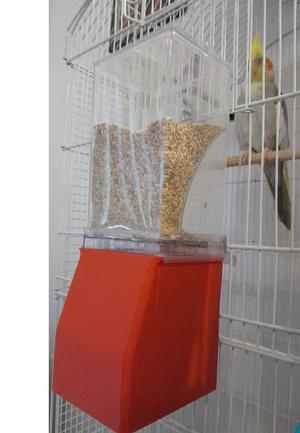 Bird seed catch bin   