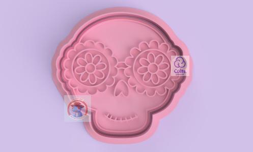 Groovy Skull Cookie Cutter (Groovy Skull Cookie Cutter)