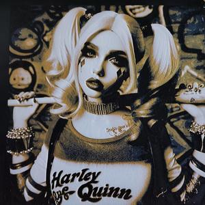 4-color HueForge Harley Quinn