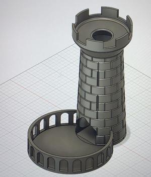 Simple Dice Tower