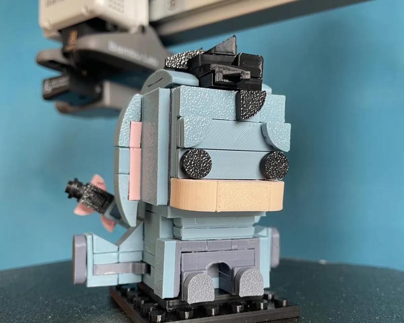 Lego Eeyore Brick Headz   