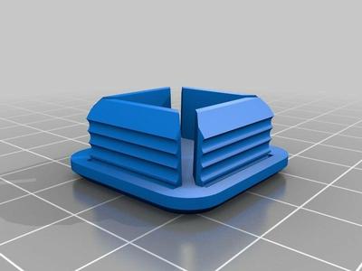 Square tubing cap (for table leg)