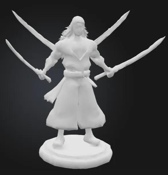 Statuette Zoro one piece   