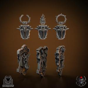 Flame Lizards Blade Masters Squad Backpack, Cloaks and Decor (Bits)