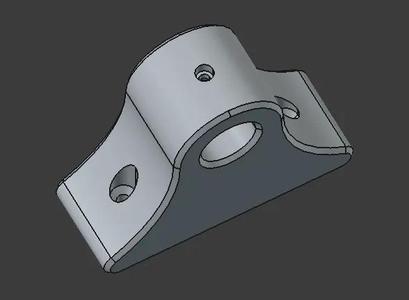 1/2" EMT Ceiling Mount Curtain Hanger   
