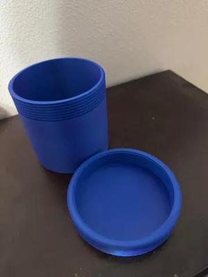 4 Inch Container With Threaded Lid   