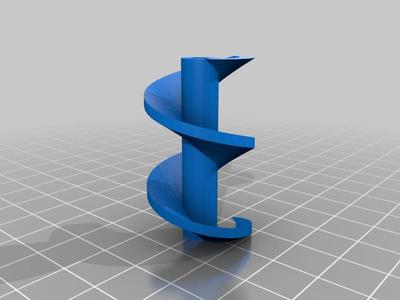 Archimedes screw printable