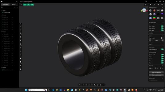 Tires stacked   