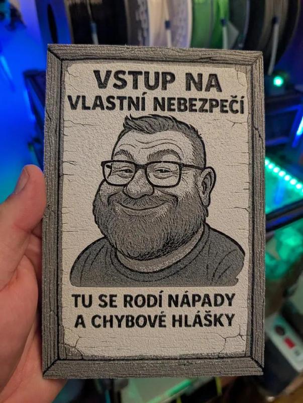 Cedulka na dveře - IT   