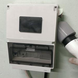 Type2 plug holder, angled, box side, switching   