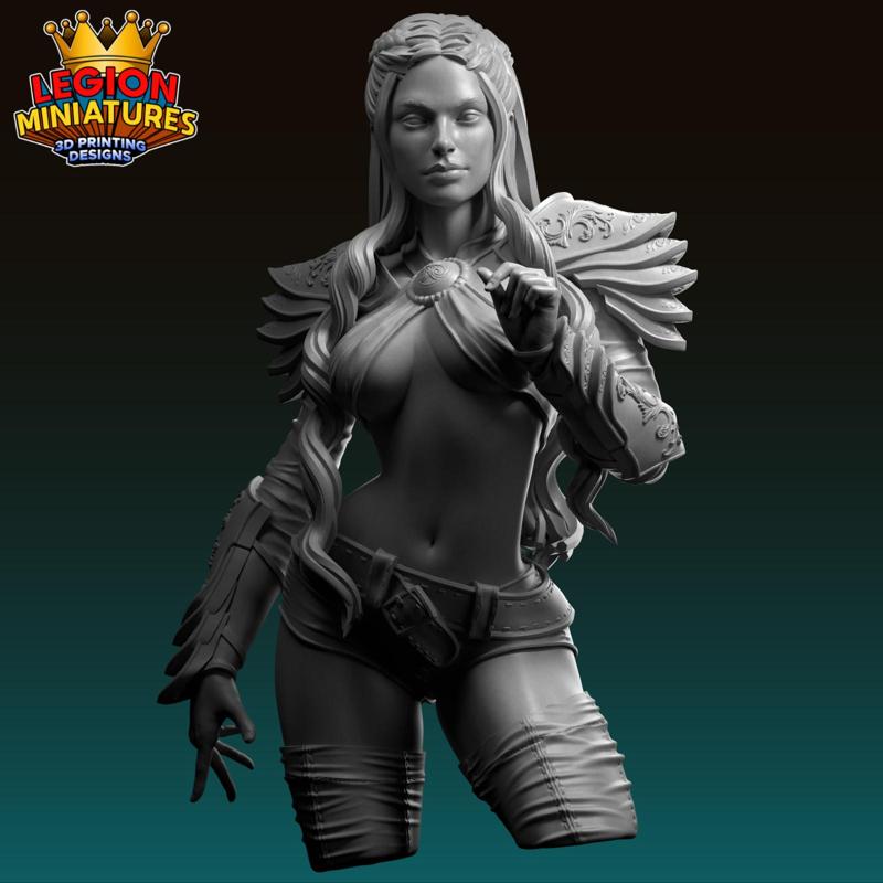 Sitara female warrior bust
