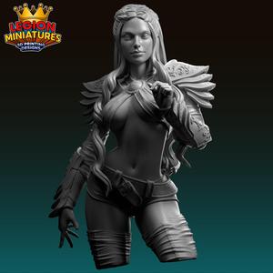 Sitara female warrior bust