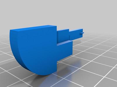 Topp for snap off blade with clip