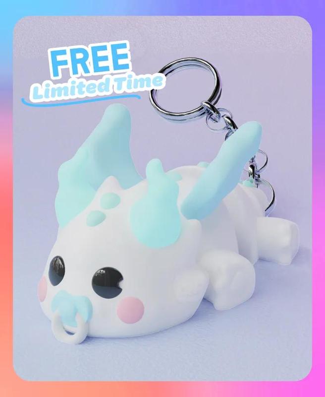 Flexi Baby Ghost Dragon (Single Color)   