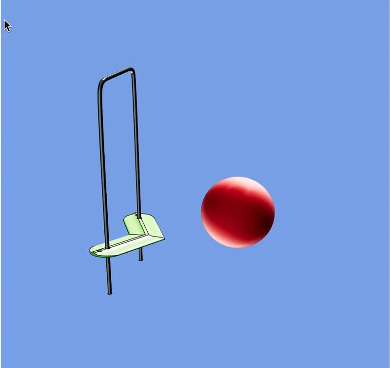 Croquet - wire gate floor plate   