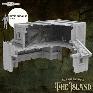 rustic headquarters wrecked from shipwreck