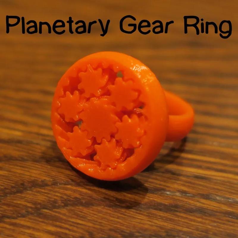 Planetary Gear Fidget Ring   
