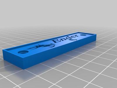 Ender 5 Plaque/Plate