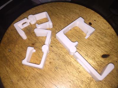 print in place hinged cable organizer 85mm x 30mm, 50mm x 40mm, 30mm x 30mm