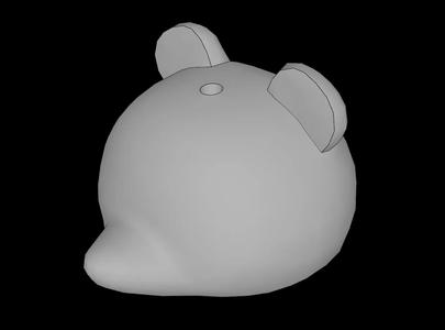 Lego Compatible (105196.dat) Minifig Head Animal Crossing Raccoon   