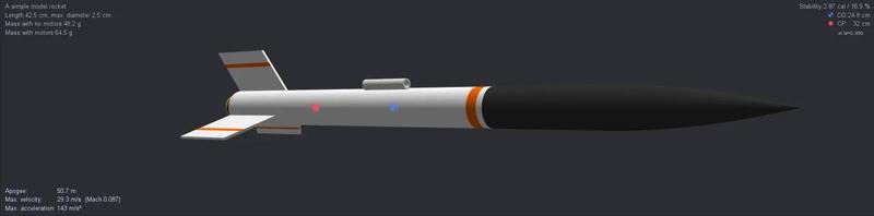 A simple Model rocket   