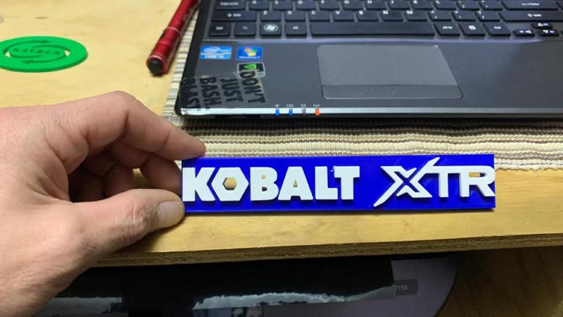 Kobalt XTR Tool Plaque   