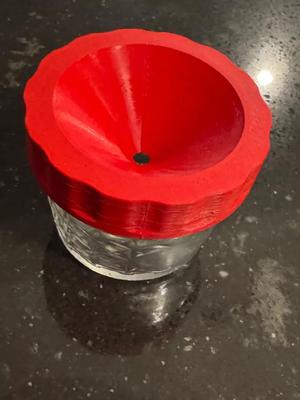 Fruit Fly Trap Lid for 4oz Ball Jar   