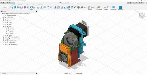 Ender 5 Similar VORON Afterburner Direct Drive Mount