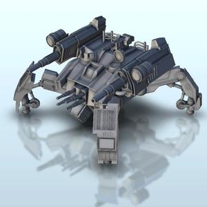 Robot Quadripod - Future Sci-Fi SF Post apocalyptic Tabletop Scifi