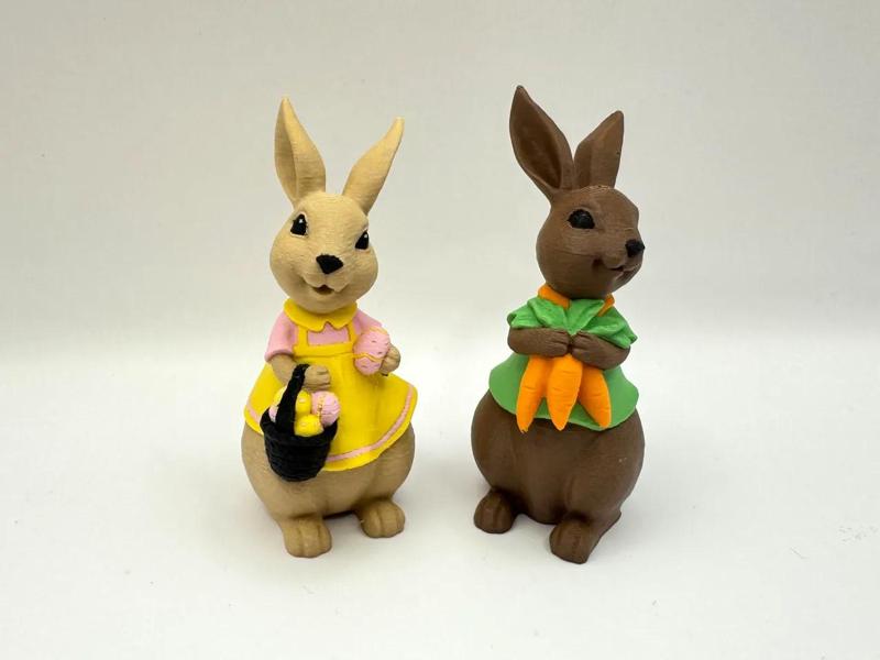 Easter Bunny Figurines   