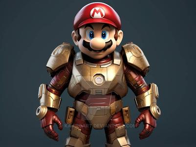 IRON MARIO / SUPER MARIO / IRON MAN