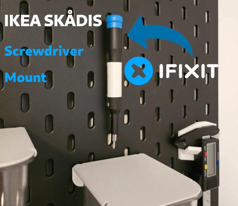 Screwdriver Mount for iFixit   