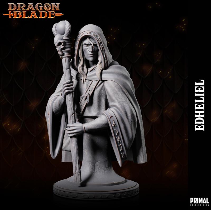 Wizard - Edheliel - Bust - May 2023 - DRAGONBLADE-  MASTERS OF DUNGEONS QUEST