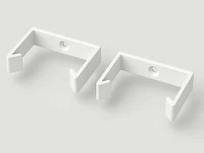 AMS 2 Power Brick under the desk mount brackets