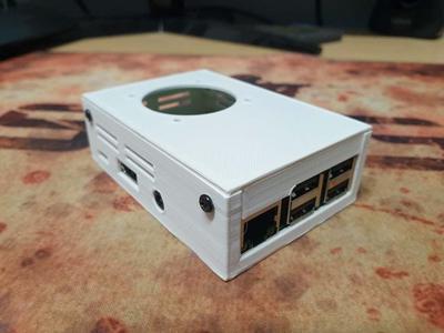 Raspberry pi 2/3 Case with internal 40x10mm fan