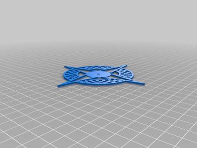 Starburst Pull Plate